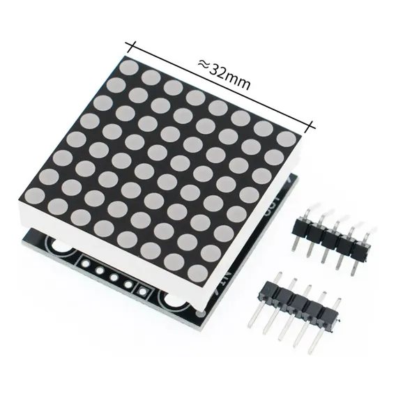 10 X Módulo Matriz De Led 8x8 Max7219 Smd Arduino Foto 1