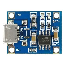 10 X Tp4056 Modulo Carregador Bateria Litio 1a 5v Micro Usb Foto  mini 1