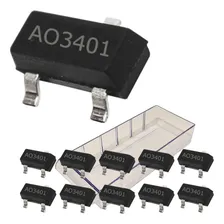 10 X Transistor Fet Mosfet Ao3401 Ao 3401 O4301 Foto  mini 1