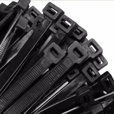 100 Abraçadeira De Nylon - Enforca Gato, 390 X 4,8mm Cor Preto Foto mini 1