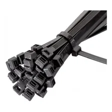 100 Abracadeira De Nylon Plastica Cinta 40cm Preta Larga Cor Preto Foto mini 1