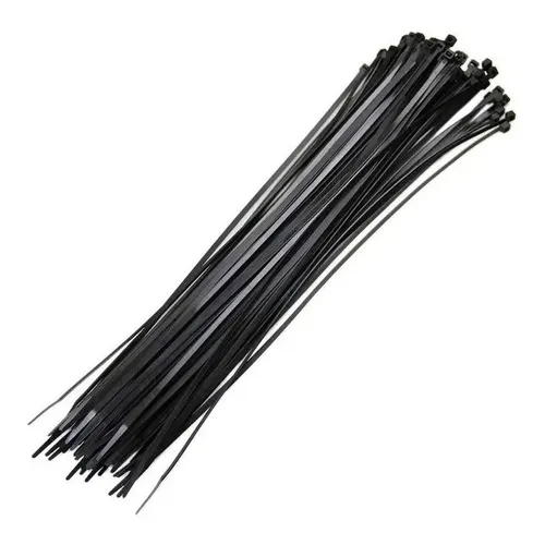 100 Abraçadeira Enforca Gato Nylon 100x2,5mm Preto Beltools Foto 1
