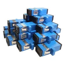 100 Adaptador Sc Upc, Acoplador Emenda De Cabo Óptico Upc Foto mini 3