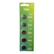 100 Bateria Pilha Moeda Cr1620 3v Elgin 20 Blister 5 Unidade Foto mini 2