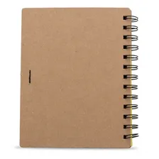 100 Bloco Anotações Eco Reciclado Preto Personalizado 1x Foto mini 4