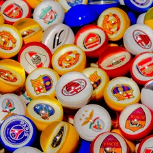 100 Bolinhas Pula Pula 27 Mm - Futebol Foto mini 3