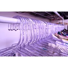 100 Cabides AcrÃlico Transparente + 50 Presilhas AcrÃlico Foto mini 4