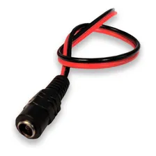 100 Cabo Rabicho Plug P4 Fêmea Fita Led Alarmes Cftv Foto mini  2