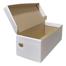 100 Caixas De Papelão Para Sapato Branca 28x12x9,5cm Foto mini 1
