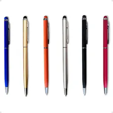 100 Canetas De Metal Ponta Touch Personalizadas Empresa Foto  mini 1