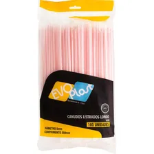100 Canudo Longo Embalado Individual Foto mini 1