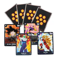 100 Cartas Dragon Ball Z Card Game Fusion World Deck Bandai Foto mini 1