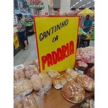 100 Cartaz Amarelo Duplex 63x45cm Supermercado Cartazista Foto mini 2