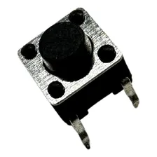 100 - Chave Tactil 6x6x5mm 4t 180 Graus Foto mini 2