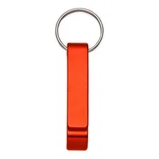 100 Chaveiro Abridor De Garrafa Metal Cor Laranja Foto mini 1