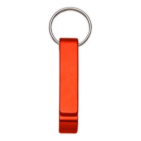 100 Chaveiro Abridor De Garrafa Metal Cor Laranja Foto 1