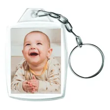 100 Chaveiro Acrílico 3x4 Para Personalizar Igreja Foto mini 1