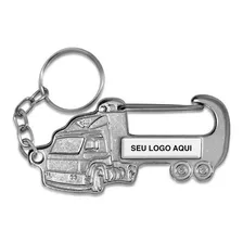 100 Chaveiro Mosquetão Metal Caminhão Brinde Personalizado Foto mini 1