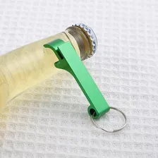 100 Chaveiros Abridor Garrafas Aluminio Não Personalizado Cor Verde Foto mini 2