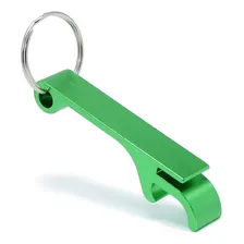 100 Chaveiros Abridor Garrafas Aluminio Não Personalizado Cor Verde Foto mini 1