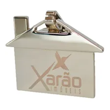 100 Chaveiros Casa Personalizados Com Logo Gravação Laser Foto mini 1