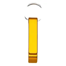 100 Chaveiros Personalizados Logomarca Abridor Laser Empresa Cor Amarelo Foto  mini 1
