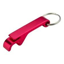 100 Chaveiros Personalizados Logomarca Abridor Laser Empresa Cor Rosa Foto mini 2