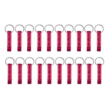 100 Chaveiros Personalizados Logomarca Abridor Laser Empresa Cor Rosa Foto mini 1