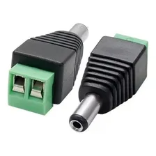 100 Conector Plug P4 Bnc Macho Câmeras Adaptador Alimentação Foto mini 2