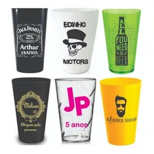 100 Copos Caldereta/twister 500ml Acrilico Personalizados Foto mini 1