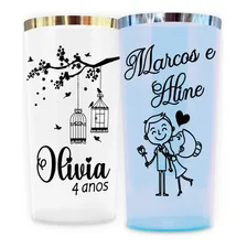 100 Copos Long Drink 320ml Personalizados Com Borda Cor Variadas Foto mini 2