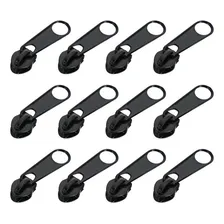100 Cursor N° 5 Puxador P/ ZĂper Nylon No Metro Cor Preto Foto mini 2