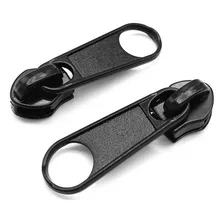 100 Cursor N° 5 Puxador P/ ZĂper Nylon No Metro Cor Preto Foto mini 1