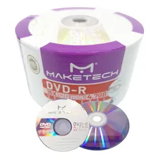 100 Dvd-r Maketech Logo 4.7gb 120 Minutos 16x Foto mini 2