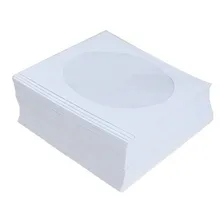 100 Envelope Cd Branco C/visor Transparente Foto mini 1