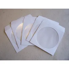 100 Envelope Cd Branco C/visor Transparente Foto mini 2