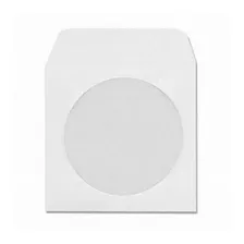 100 Envelope Cd Branco C/visor Transparente Foto mini 3