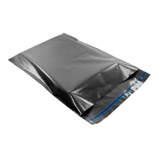 100 Envelope Plástico Ecológico Cinza 40x50 Lacre Ecommerce Foto mini  3