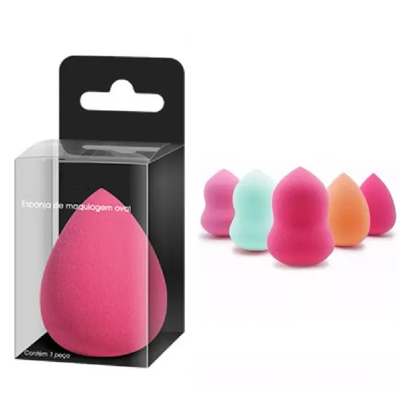 100 Esponjas Maquiagem Tipo Blender Gota P/ Base Kit Atacado Foto 1