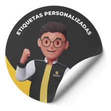 100 Etiqueta Adesivo Rótulo Em Vinil Personalizado 10x10 Cm Foto  mini 1