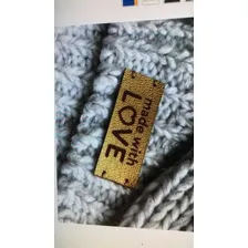 100 Etiqueta Couro Sintético Personalizada- Design Exclusivo Foto mini  2