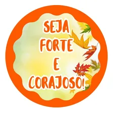 100 Etiquetas Adesivos 5x5cm Frases Bíblicas E Motivacionais Desenho Impresso Fb3 Foto mini 1