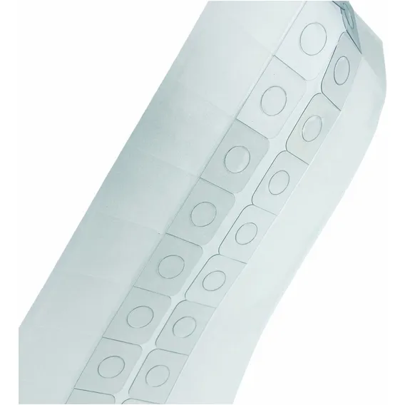 100 Fita Clip Strip Expositor + 1000 Hang Tabs Adesivo Pdv Foto 1