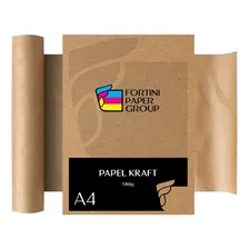100 Folhas Papel Kraft 180g A4 Natural Alta Qualidade Cor Kraft Natural Foto mini 1