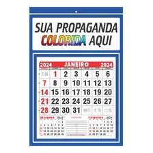 100 Folhinha Calendário Personalizado Comercial 26,5x18cm Foto mini 1