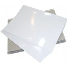 100 Foto Paper Glossy Photo Adesivo Papel Brilhante A4 130g Cor Branco Foto mini 1