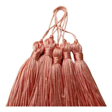 100 Franja Pingente Tassel Seda 8cm- Escolha A Cor Cor Salmão Foto mini 4