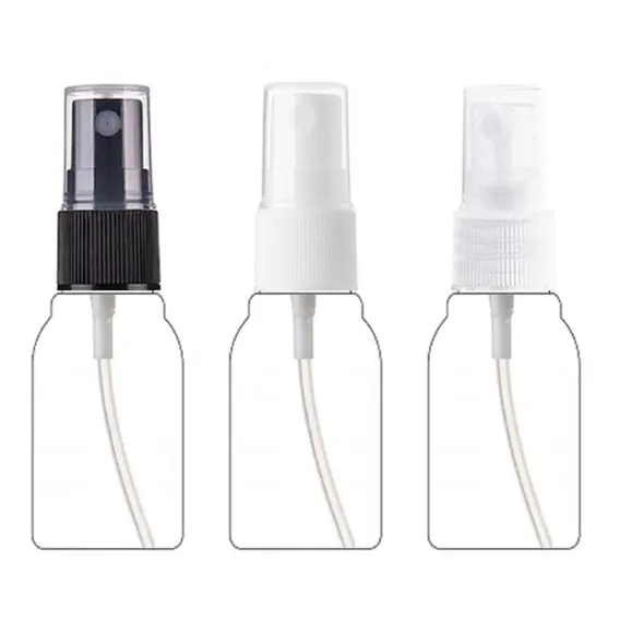 100 Frascos 30ml Pet Borrifador Válvula Spray Para Perfumes Cor Branco Foto 1