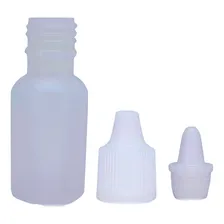 100 Frascos Plástico De 10ml Conta Gotas Tampa Lacre Foto mini 2