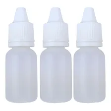 100 Frascos Plástico De 10ml Conta Gotas Tampa Lacre Foto mini 1